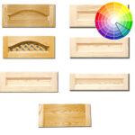 Czoła szuflad w kolorze